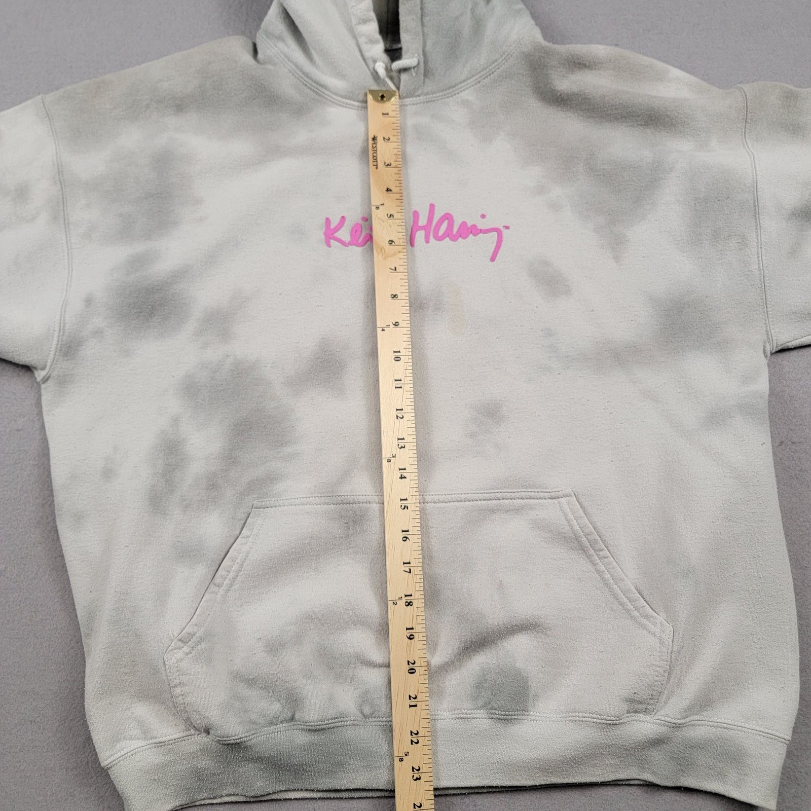 Ripple Junction Ripple Junction Keith Haring Pop Art Tie Dye Hoodie Sz L Size US L / EU 52-54 / 3 - 8 Thumbnail