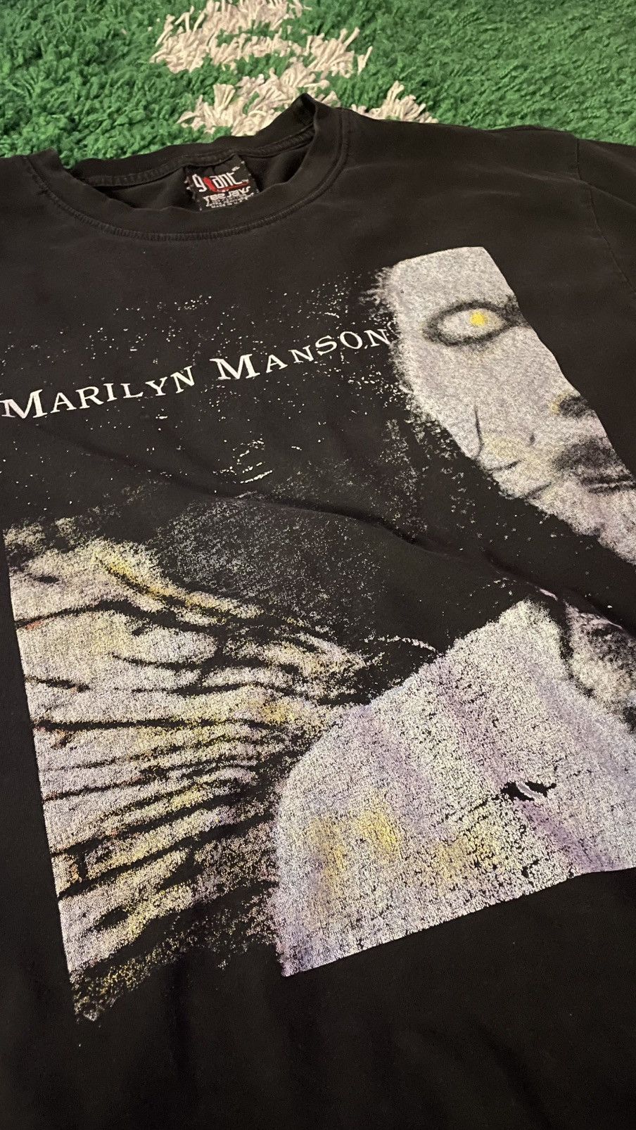 Marilyn Manson Marylin Manson ACSS rock tee Antichrist bootleg shirt Size US XL / EU 56 / 4 - 3 Thumbnail
