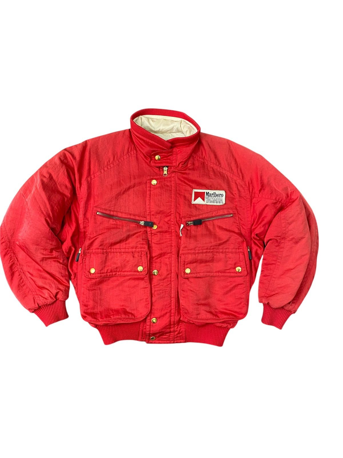 Marlboro × Yamaha Rare Vtg 90s Marlboro Yamaha Riversible Racing