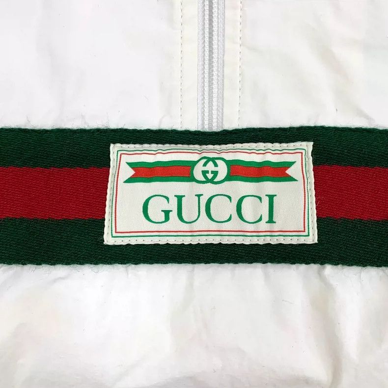 Gucci Gucci Beige Striped Cotton Hoodie Sweatshirt-2505 Size L / US 10 / IT 46 - 6 Thumbnail