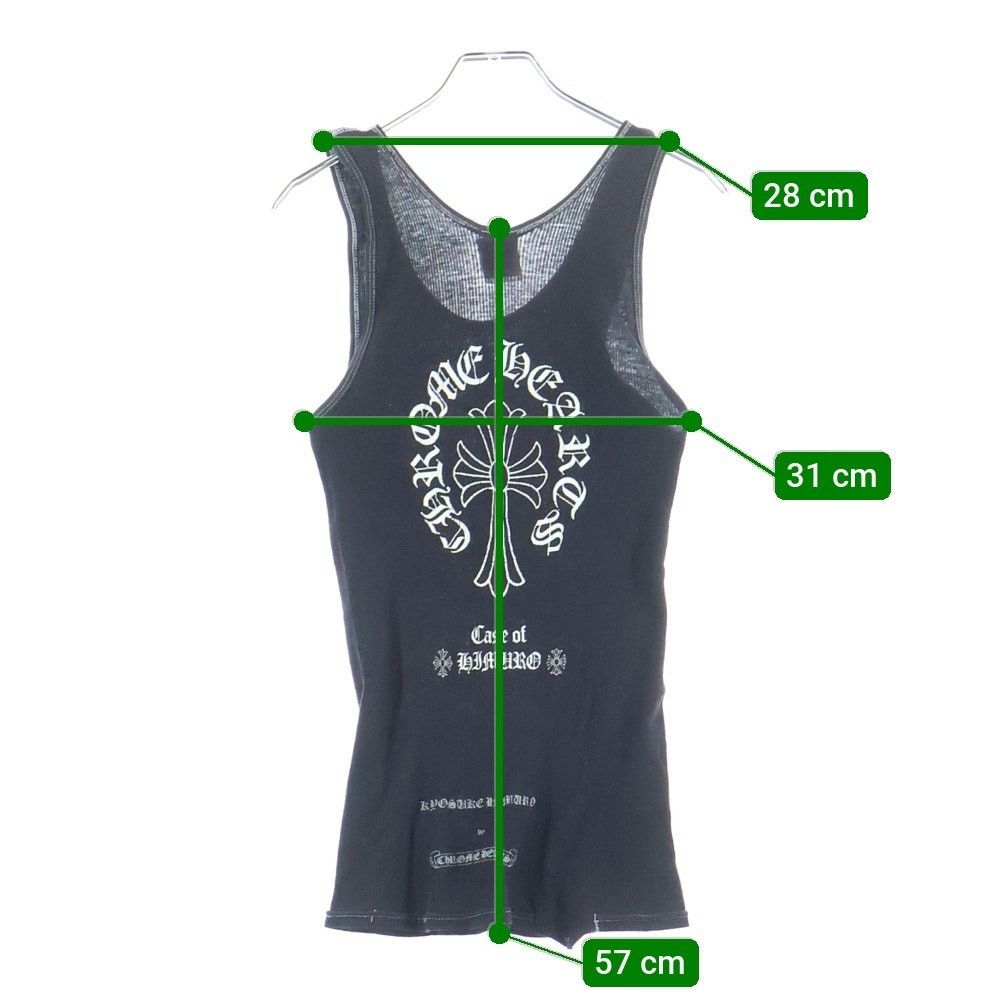 Chrome Hearts Kyosuke Himuro Rib Tank Top Black