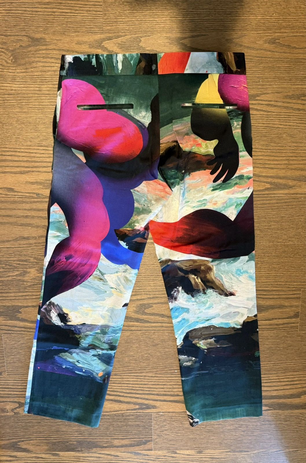 Other X Erik Jones Jason Print Trousers Size US 32 / EU 48 - 2 Thumbnail