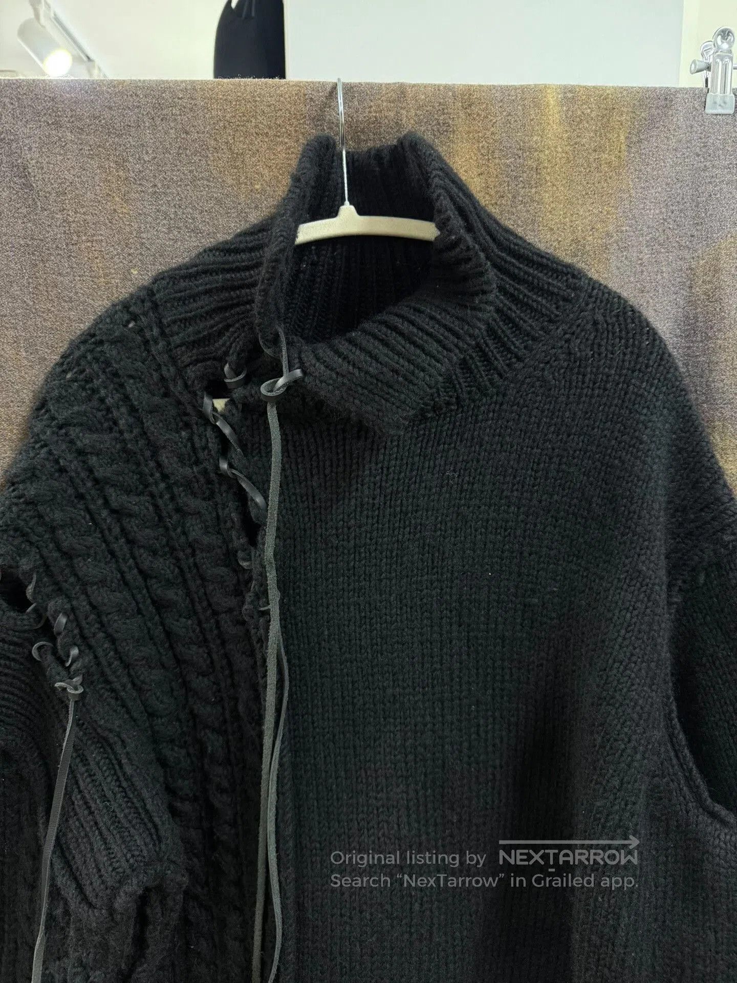 Yohji Yamamoto yohji yamamoto pour homme wool blend sweater. Size US L / EU 52-54 / 3 - 4 Thumbnail