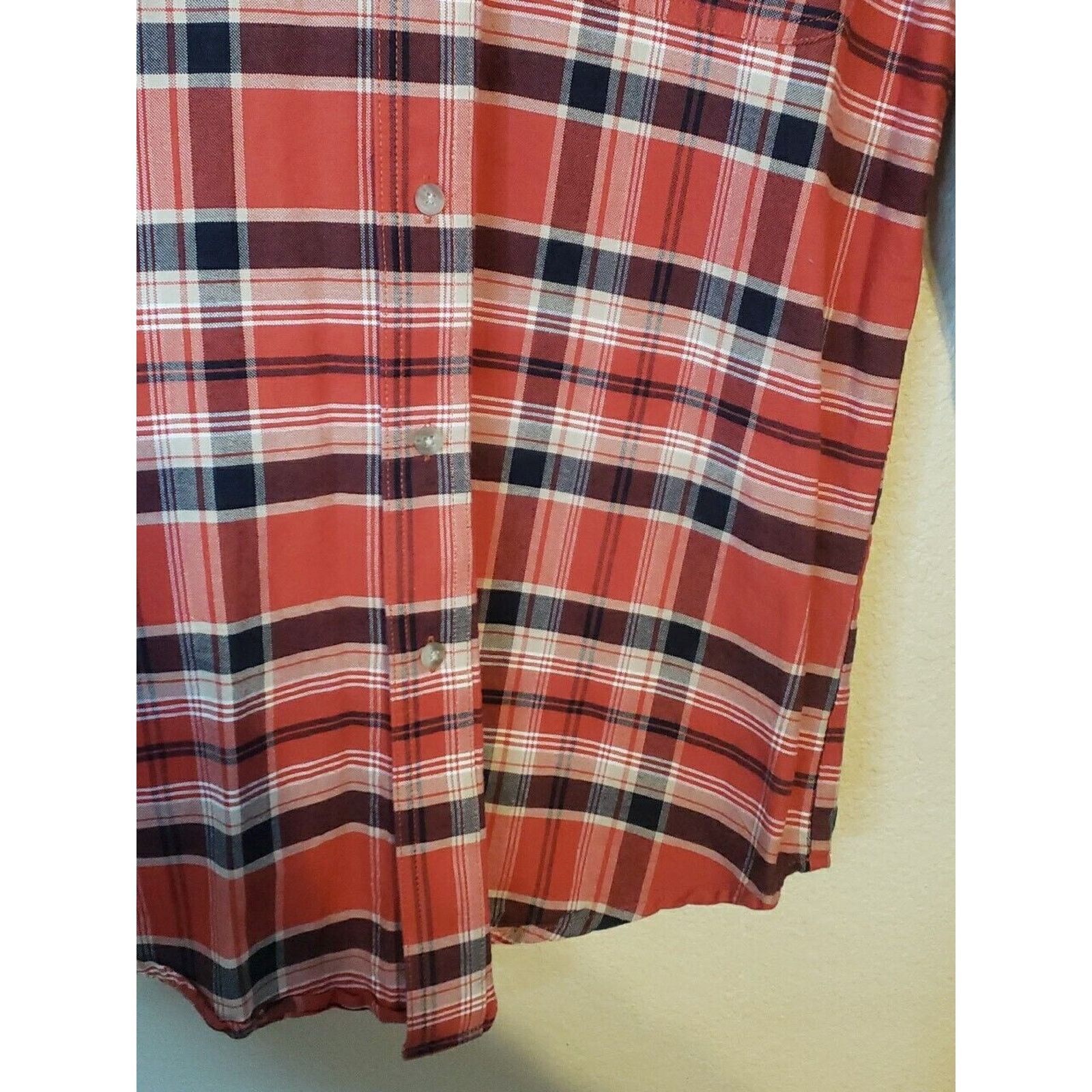 Wrangler Wrangler TwentyX 20X Red Plaid Long Sleeve Shirt Men's XL Size US XL / EU 56 / 4 - 7 Thumbnail