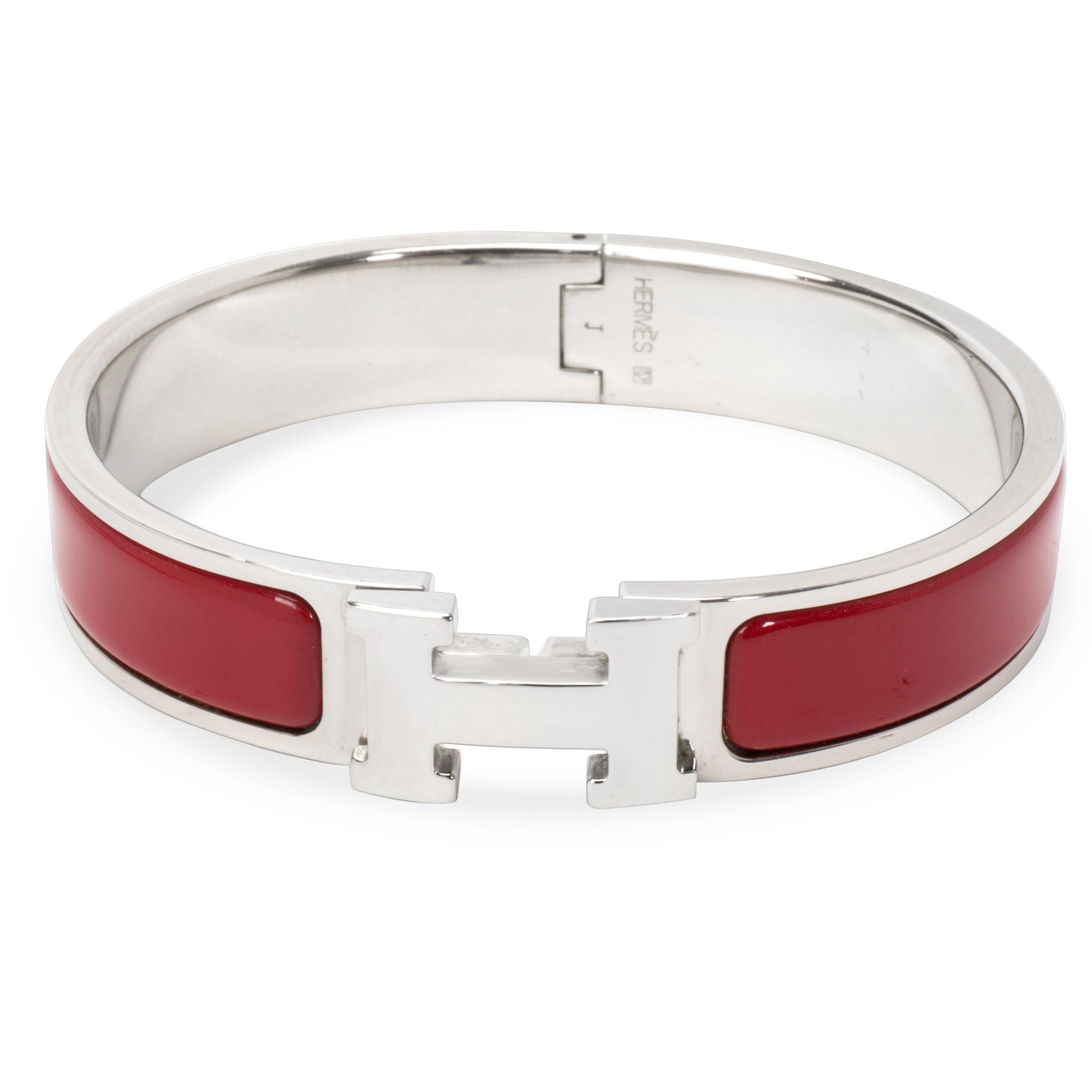 Hermès Vintage Caleche Enamel Bangle Bracelet