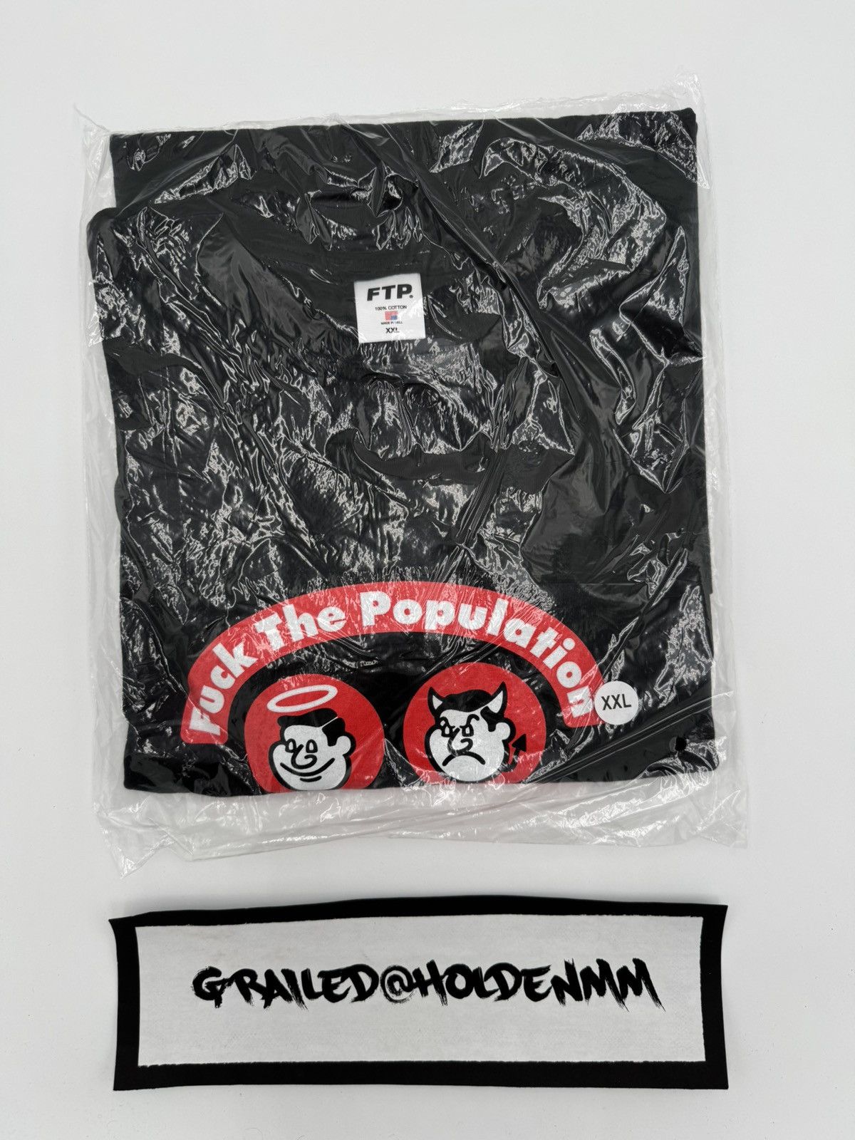 Fuck The Population FTP The Good & The Bad Tee Black Size US XXL / EU 58 / 5 - 2 Thumbnail