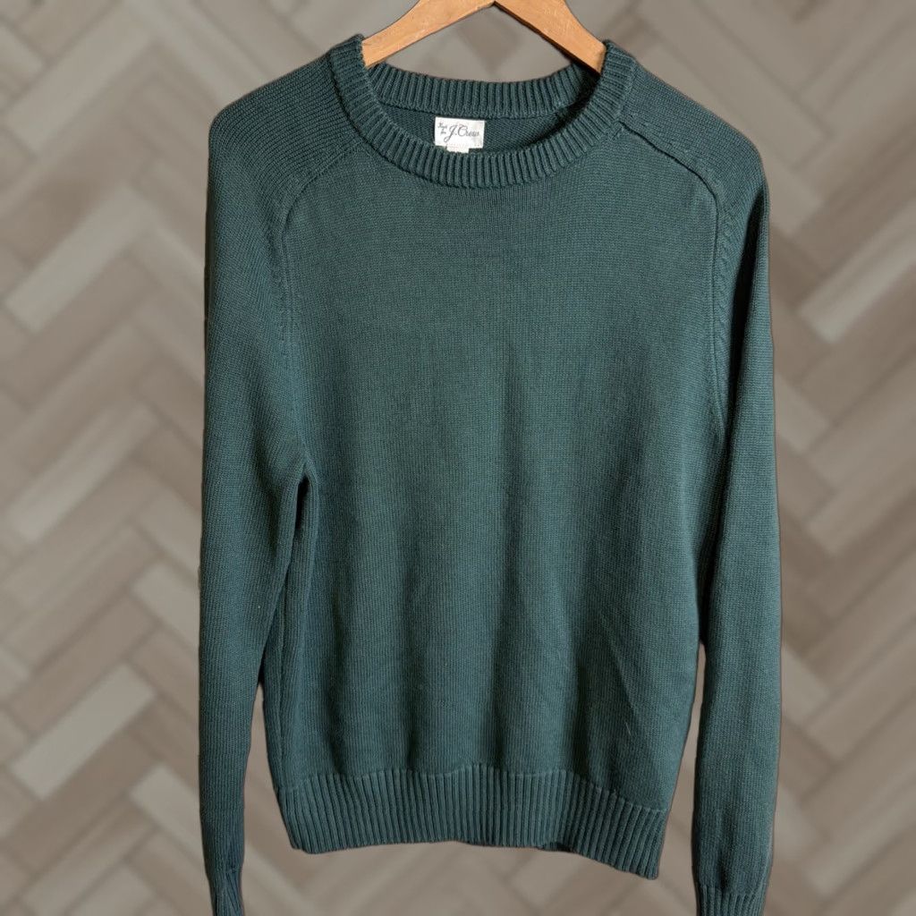 J.Crew J.Crew Crewneck Sweater Mens Small Green Fall Size US S / EU 44-46 / 1 - 1 Thumbnail