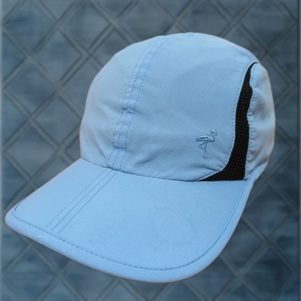 Vintage Columbia Hat Cap Strap Back Light Blue Athletic Lightweight Running Panel Men's Baseball Cap Size ONE SIZE - 1 Thumbnail