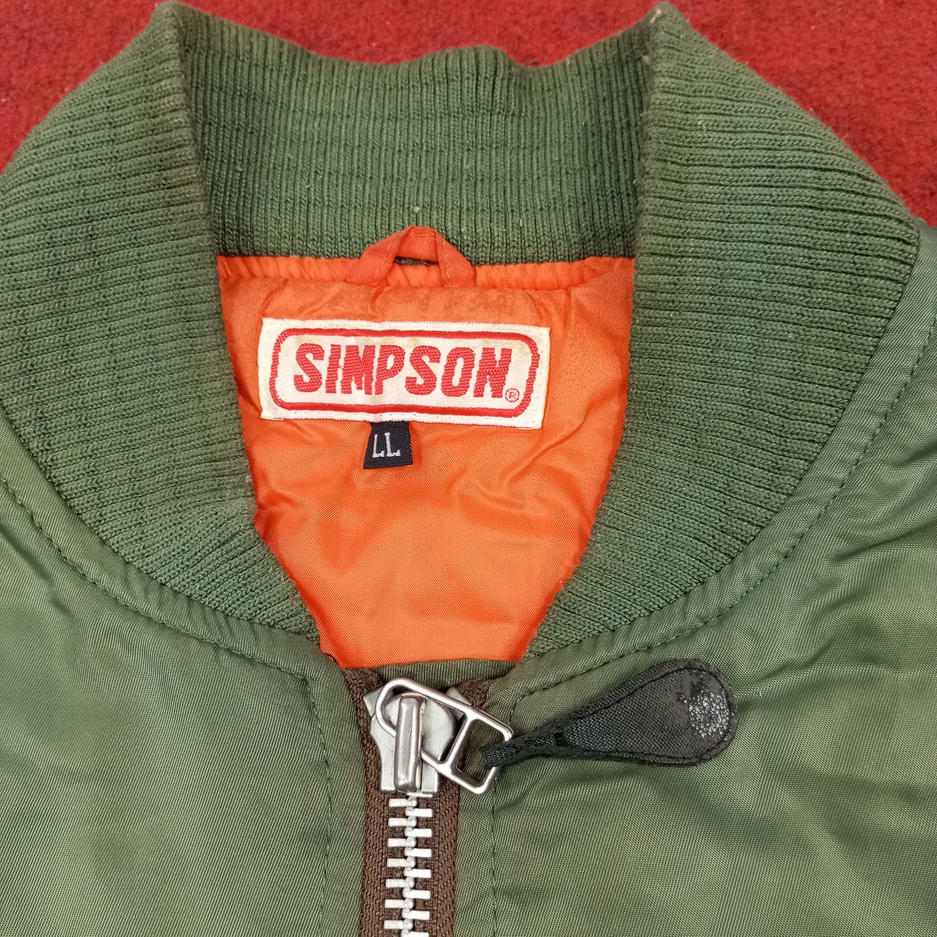 Vintage Simpson North Carolina USA Motorsports Style Jacket Size US L / EU 52-54 / 3 - 6 Thumbnail