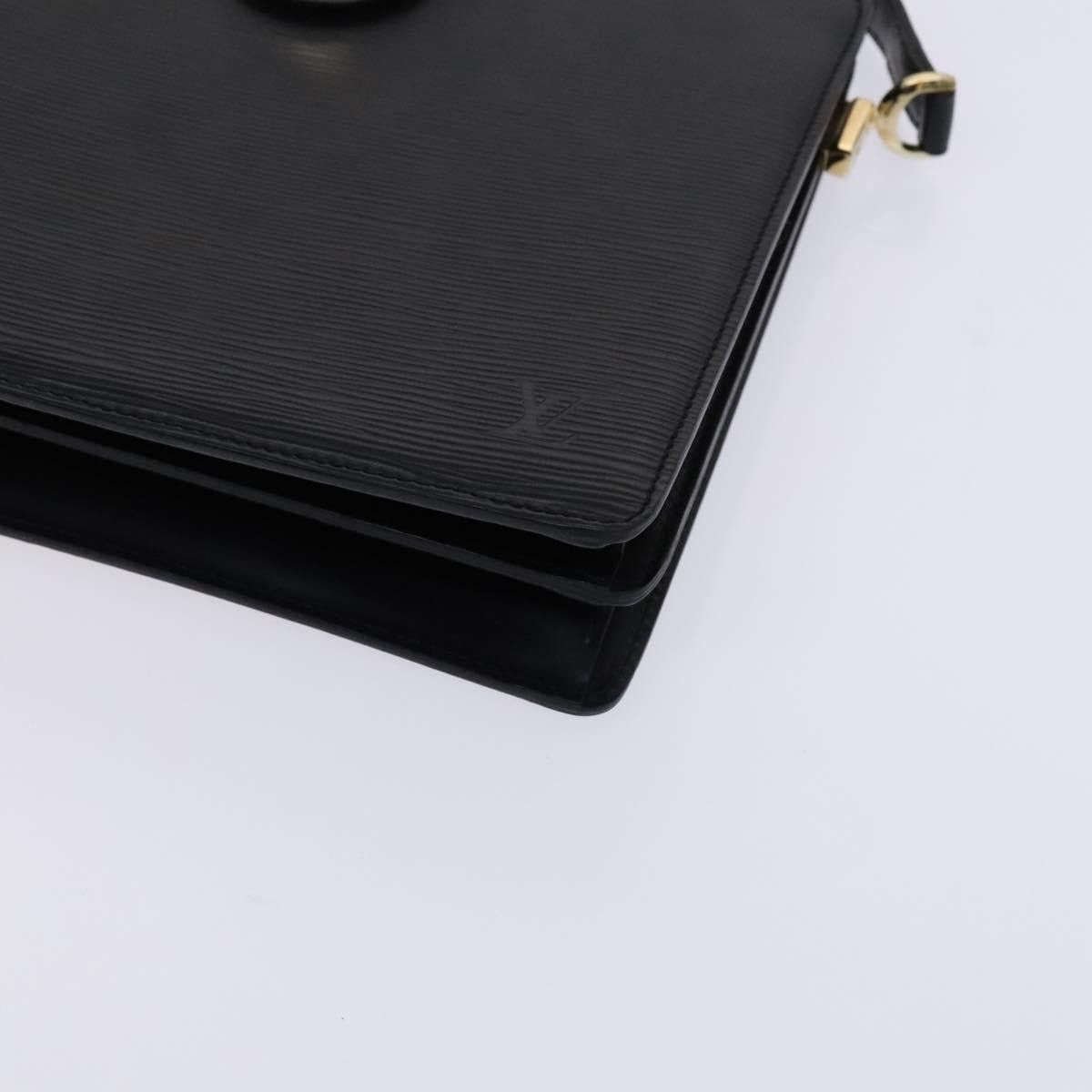Louis Vuitton LOUIS VUITTON Epi Capuchin Shoulder Bag Black M52342 Size ONE SIZE - 9 Thumbnail