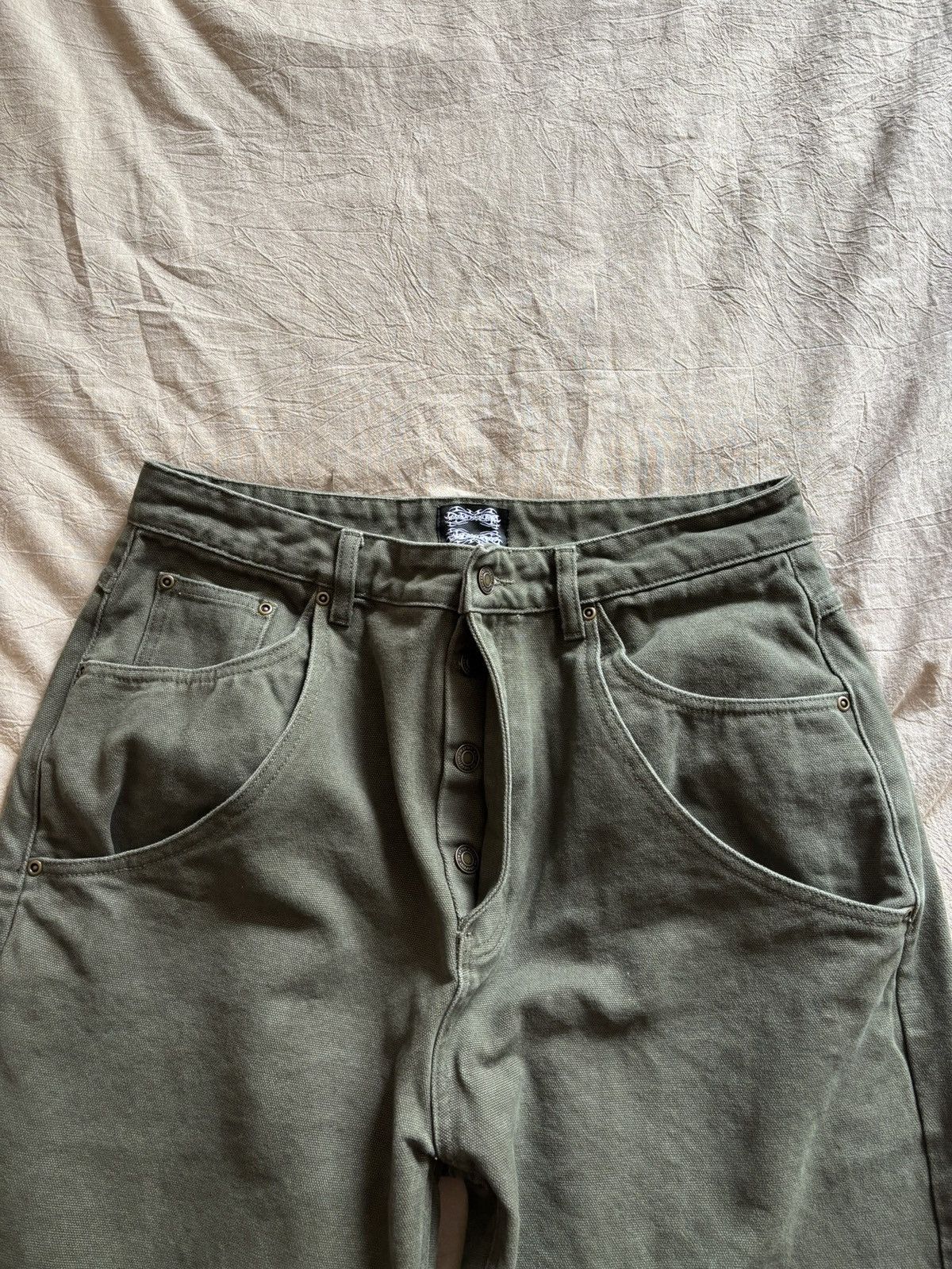 Other Crafted YNC wide leg canvas pant Size US 32 / EU 48 - 3 Thumbnail