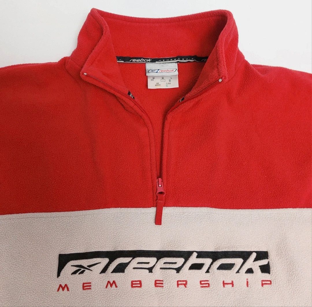 Reebok Vintage Reebok Membership Fleece Jacket Size US L / EU 52-54 / 3 - 2 Thumbnail