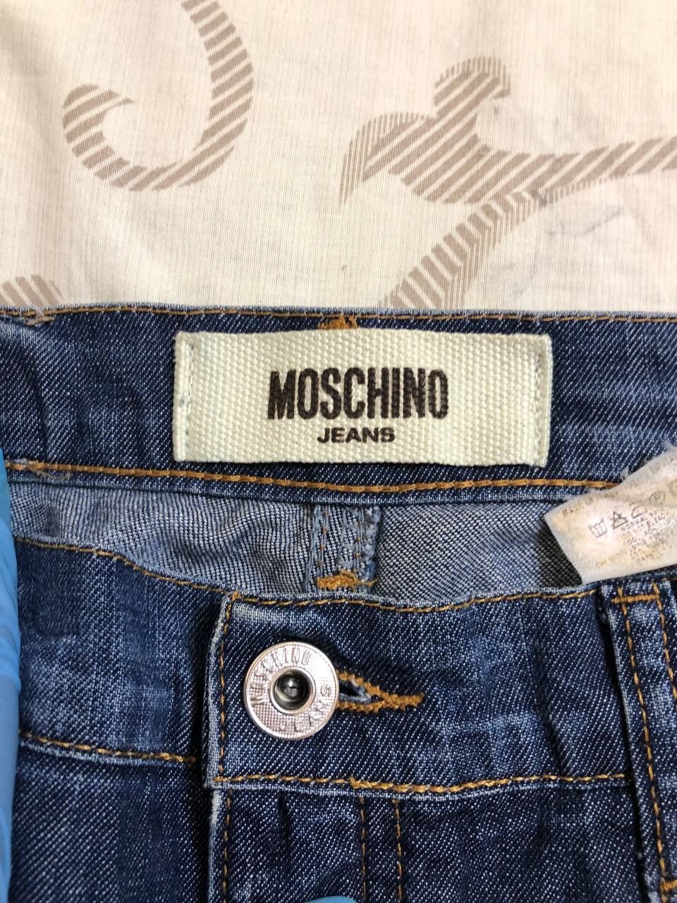 Moschino Vintage 90s Moschino Washed Denim Jeans Size 27" / US 4 / IT 40 - 2 Thumbnail