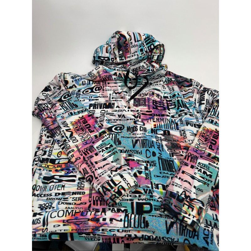 Moschino Moschino Couture Graphic Print Sweatshirt Hoodie Size XL Size US XL / EU 56 / 4 - 14 Thumbnail