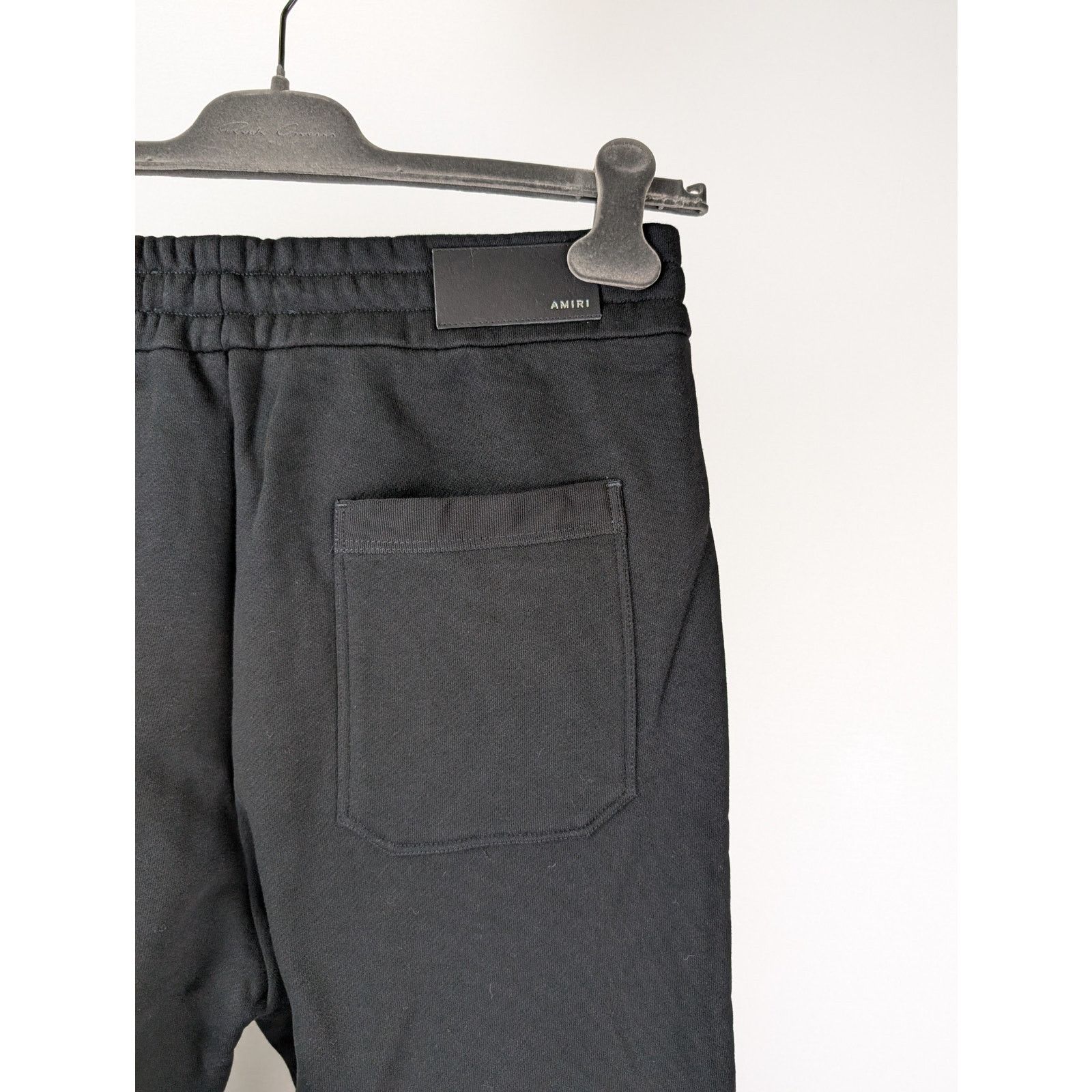 Amiri o1rshd1 Micro MA Bar Sweatpant in Black Size US 32 / EU 48 - 9 Thumbnail