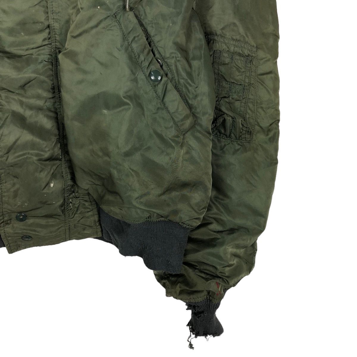 Vintage 🔥Vintage Bomber Jacket Alpha Industries USA Mink Fur Hoodie Size US M / EU 48-50 / 2 - 5 Thumbnail