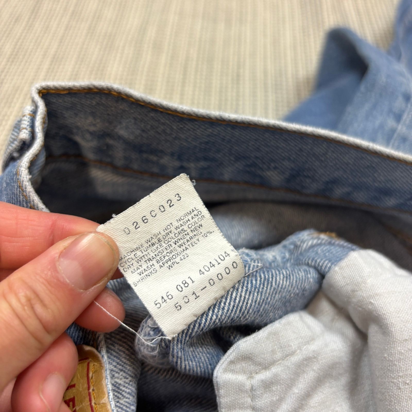 Levi's × Vintage Vintage 80s Levi's 501 XX Straight Leg Jeans 35x36 (32x32) Size US 32 / EU 48 - 11 Thumbnail