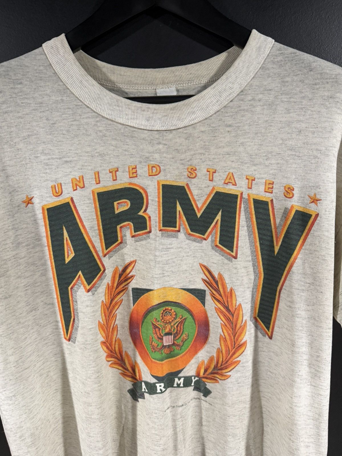 Vintage 1995 Vintage Army Single Stitch Soft Thin Grunge Tee L Size US L / EU 52-54 / 3 - 2 Thumbnail