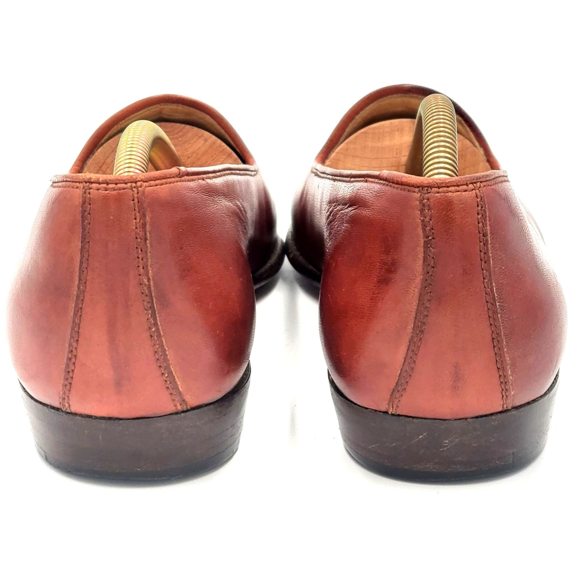 Bragano Vintage Bragano Cole Haan Italy Men 8M Brown Calfskin Classi Size US 8 / EU 41 - 5 Thumbnail