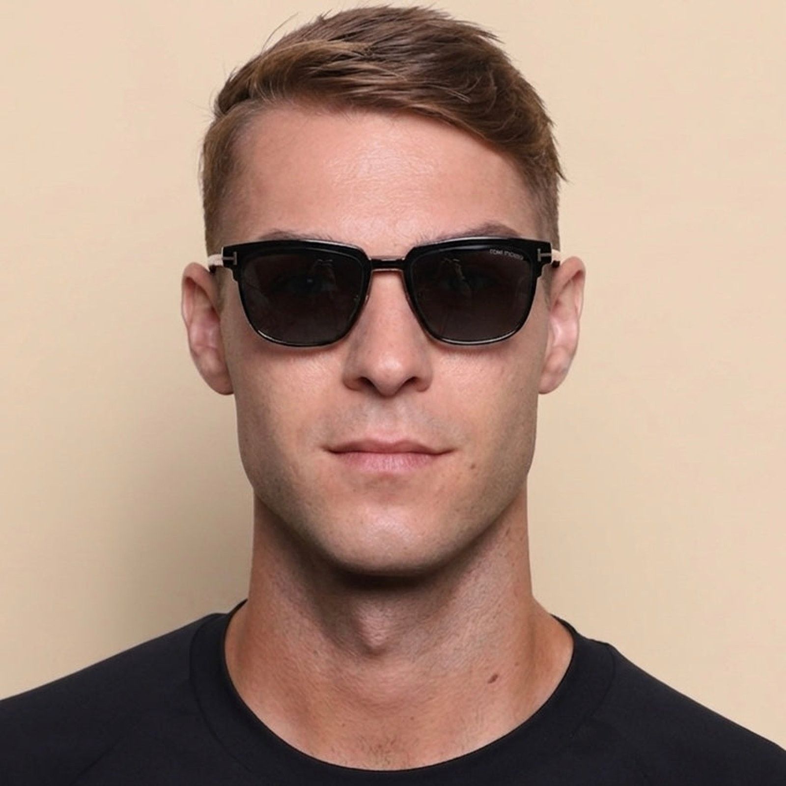 Tom Ford New, TOM FORD Clip-On Sunglasses/Eyeglasses TF5683-B 001 Size ONE SIZE - 4 Thumbnail
