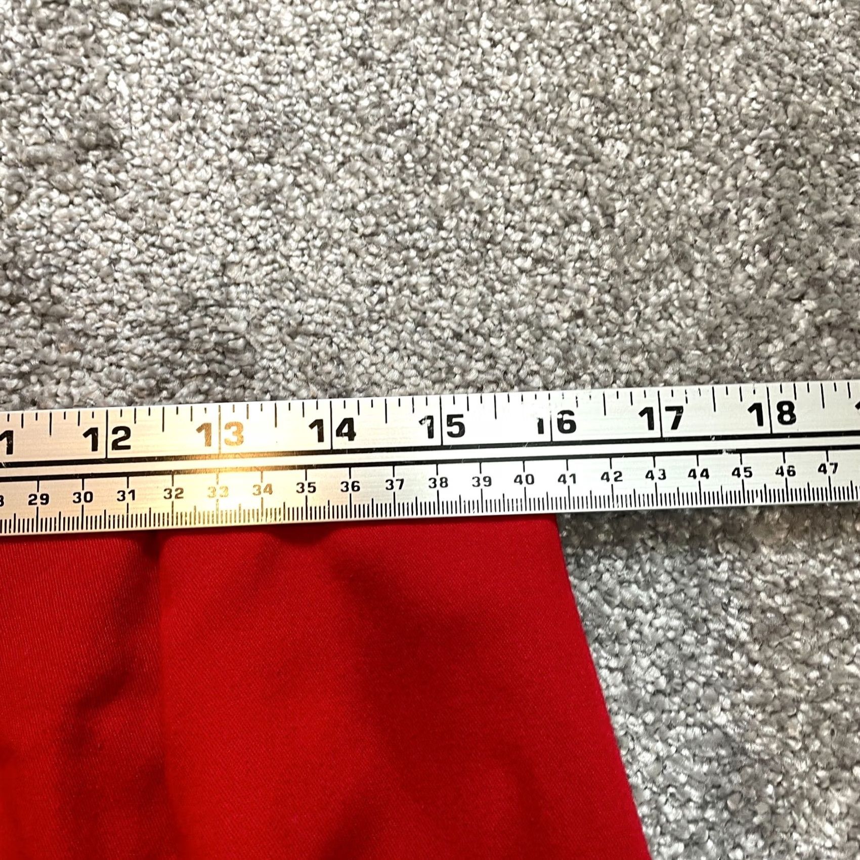 Vintage TR Bentley Skirt Womens 14 Red A Line Zip Knee Length Solid Vintage Made in USA - Good Condition Size 36" / US 14 / IT 50 - 4 Thumbnail