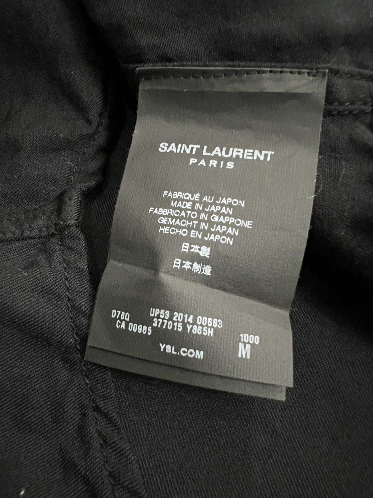 Hedi Slimane Saint Laurent Western Shirt 2015ss Size US M / EU 48-50 / 2 - 5 Thumbnail