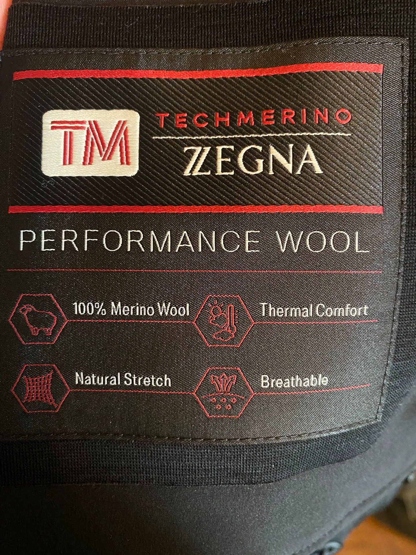 Ermenegildo Zegna ZEGNA New 100% Merino Wool Waterproof Jacket L Size US L / EU 52-54 / 3 - 5 Thumbnail
