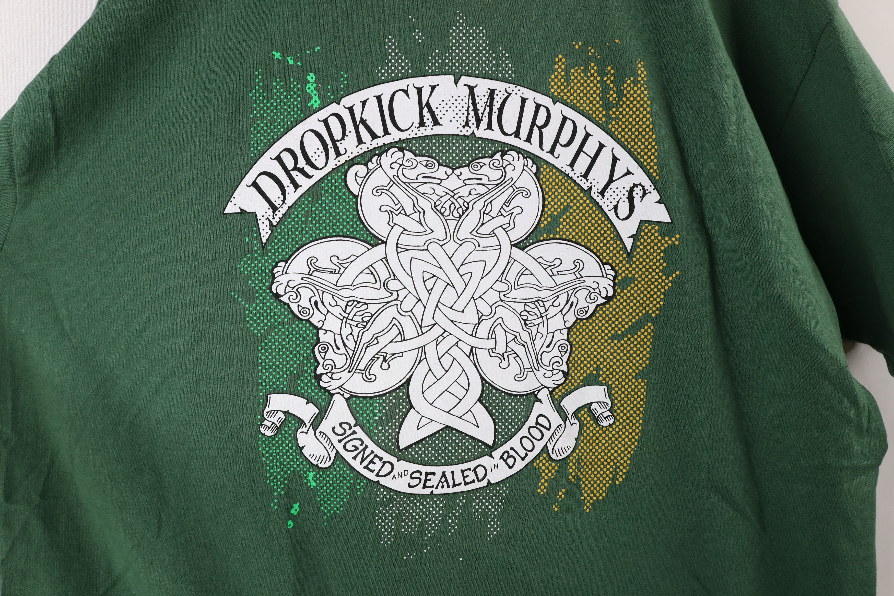 Vintage Vintage Y2K 2013 Dropkick Murphys Band T-Shirt Green USA Size US XL / EU 56 / 4 - 4 Thumbnail