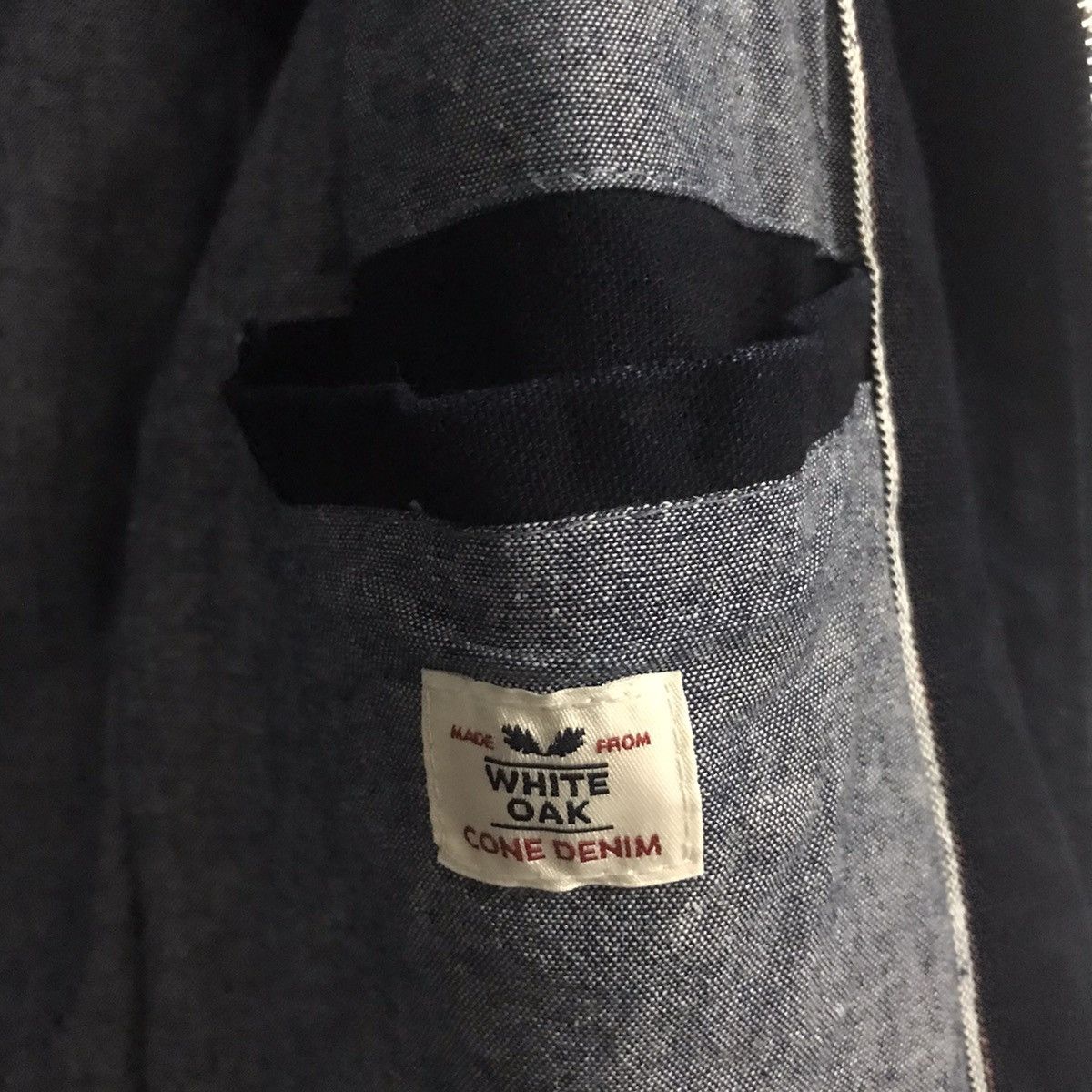 Japanese Brand Perfecto brand x white oak selvedge denim jacket Size US S / EU 44-46 / 1 - 5 Thumbnail