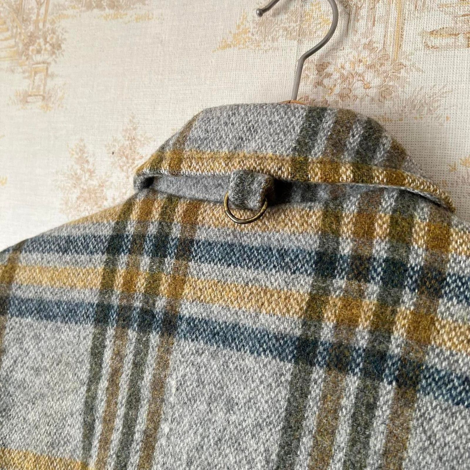 Vintage Distressed 70s Peters Wool CPO Jacket | Shadow Plaid | M Size US M / EU 48-50 / 2 - 7 Thumbnail