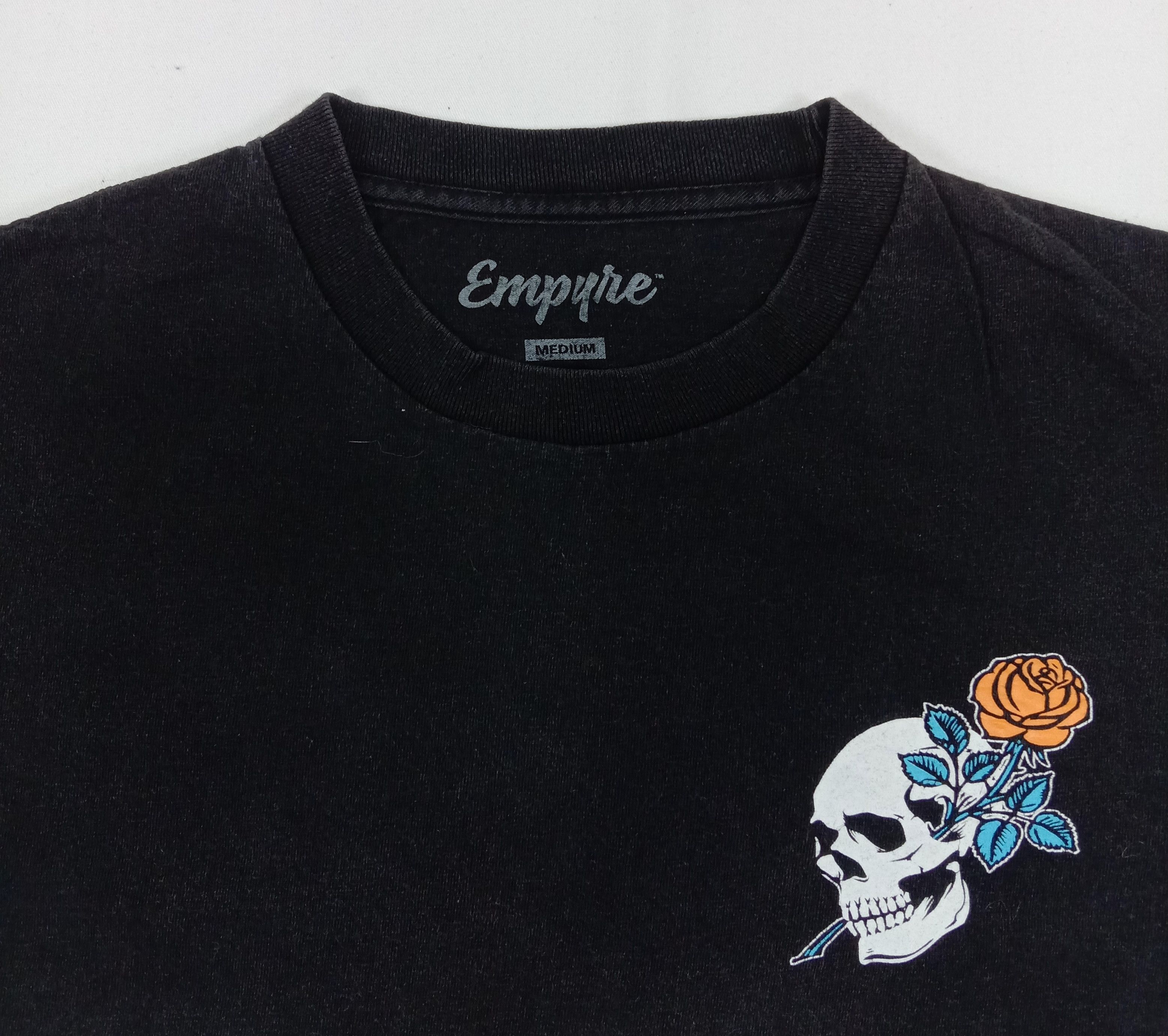 Empyre Vintage Empyre Skull Rose T Shirt Size US M / EU 48-50 / 2 - 4 Thumbnail