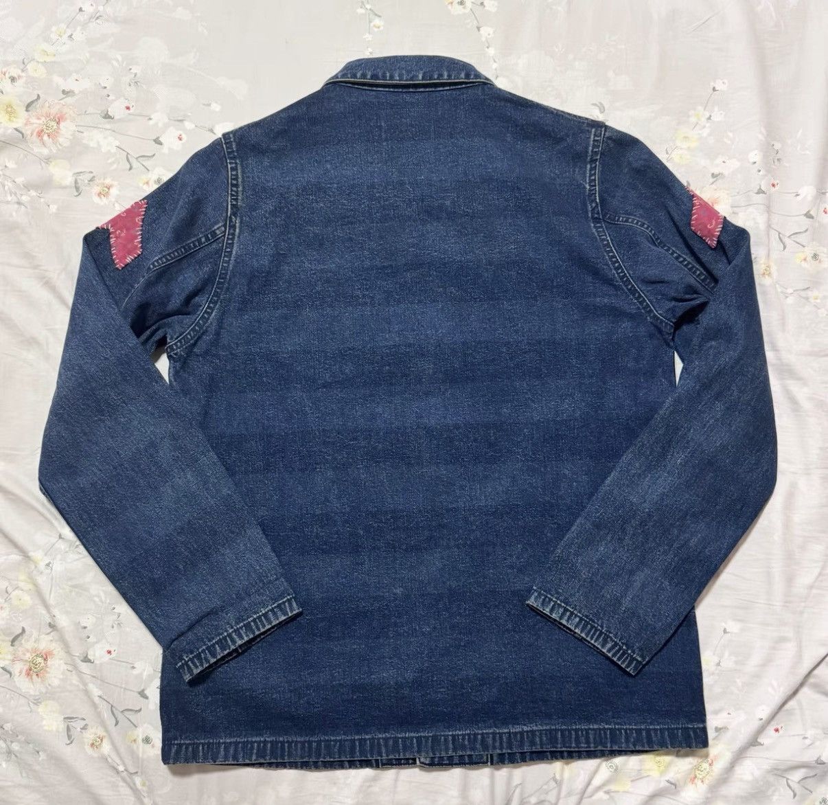 Visvim visvim 15SS Indigo stripe sashiko patch101denim shirt jacket Size US M / EU 48-50 / 2 - 2 Thumbnail
