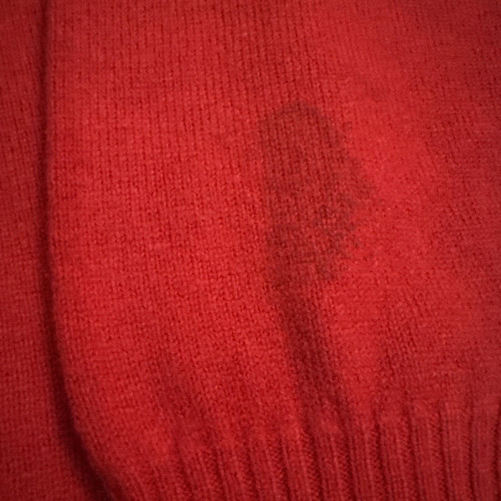 Vintage Vintage McGeorge of Dumfries Lambswool Sweater V Neck Red XL Size US XL / EU 56 / 4 - 2 Thumbnail