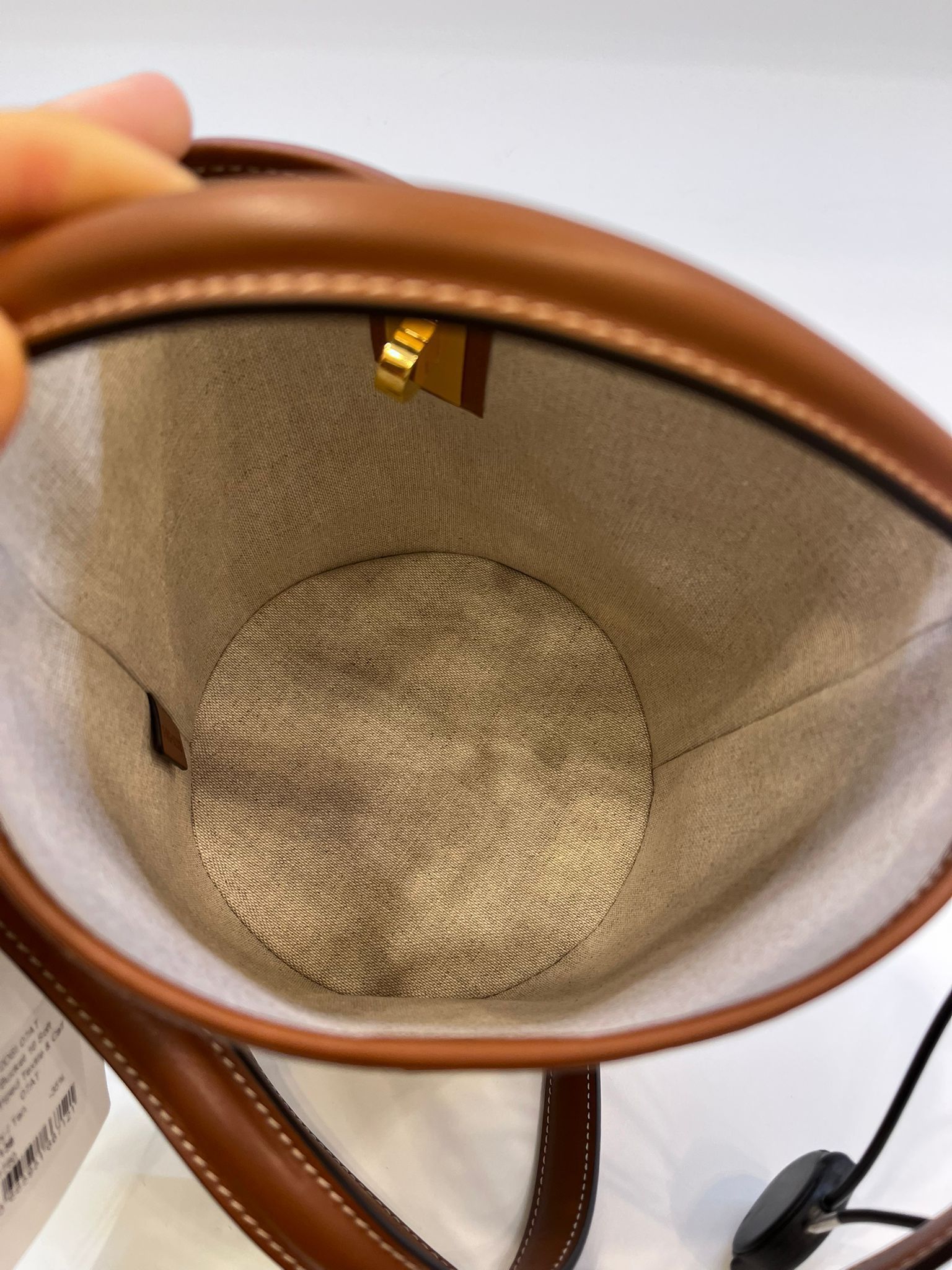 Celine o1bcso1str0725 Size : OS / 197572 16 Soft Bag in Navy/Tan Size ONE SIZE - 4 Thumbnail