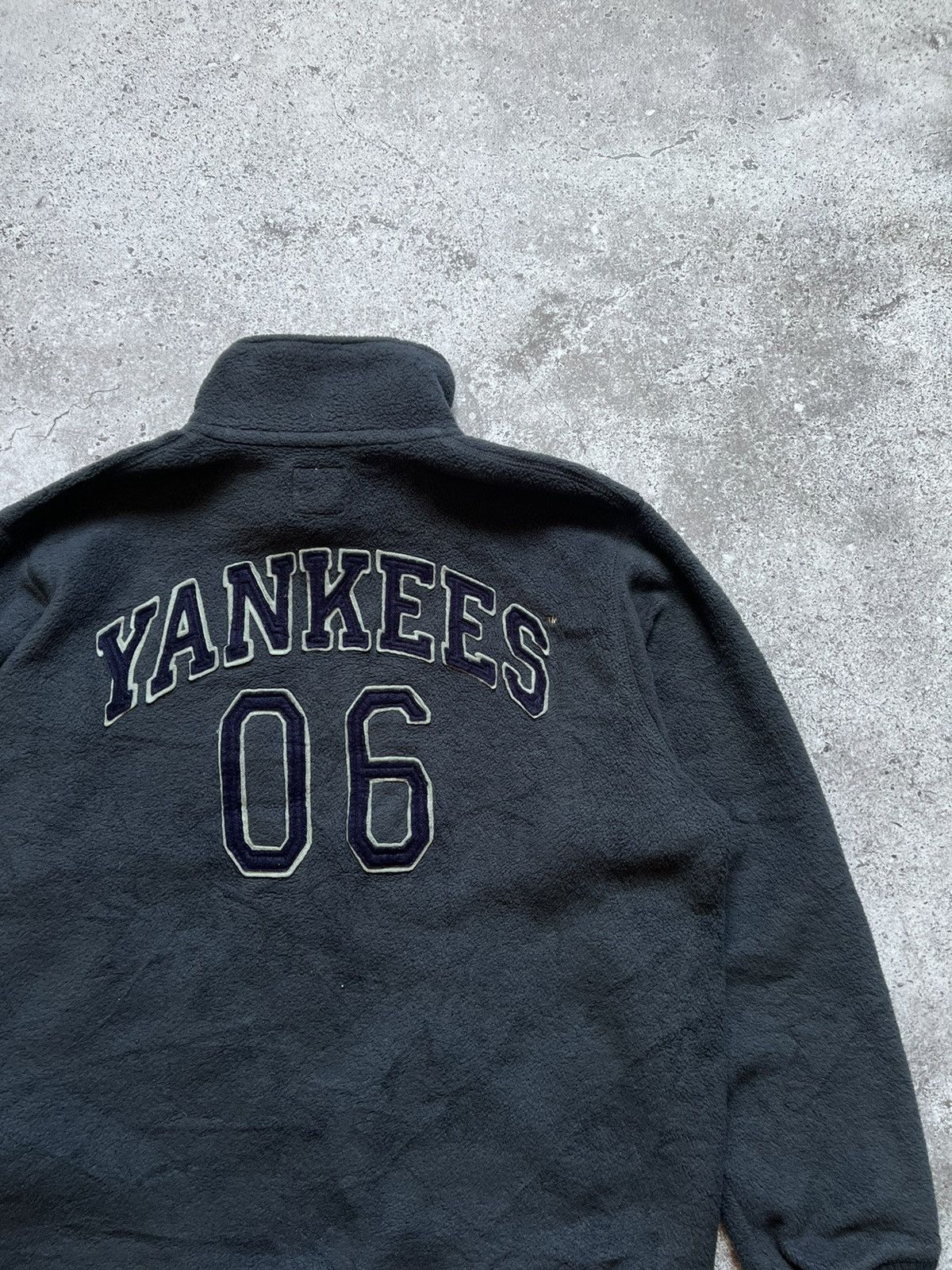 MLB Vintage MLB New York Yankees Fleece Sweater Half Zip Size US L / EU 52-54 / 3 - 12 Thumbnail