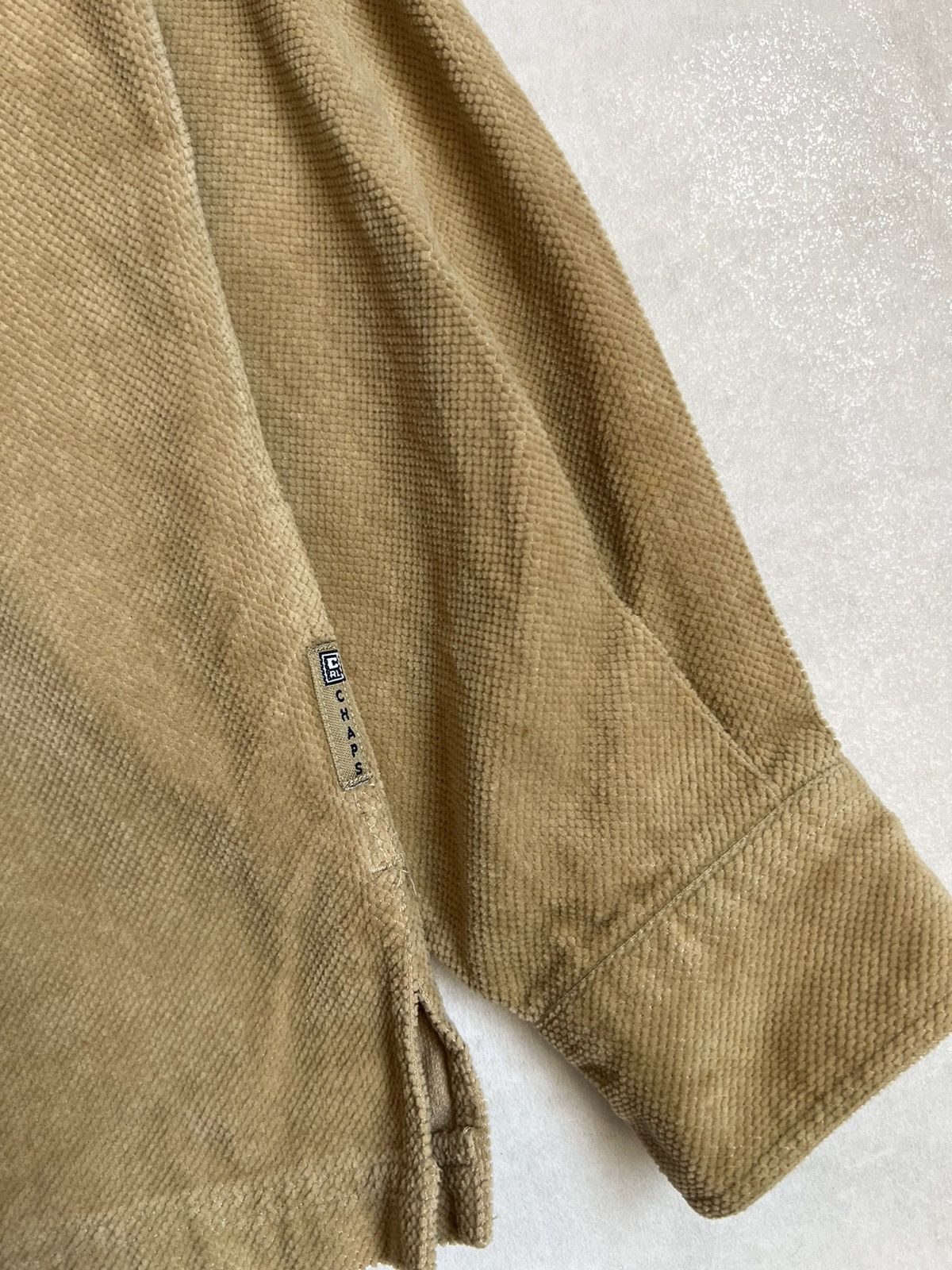 Chaps Ralph Lauren Chaps Ralph Lauren Single Pocket Corduroy Beige Jacket Size US M / EU 48-50 / 2 - 7 Thumbnail