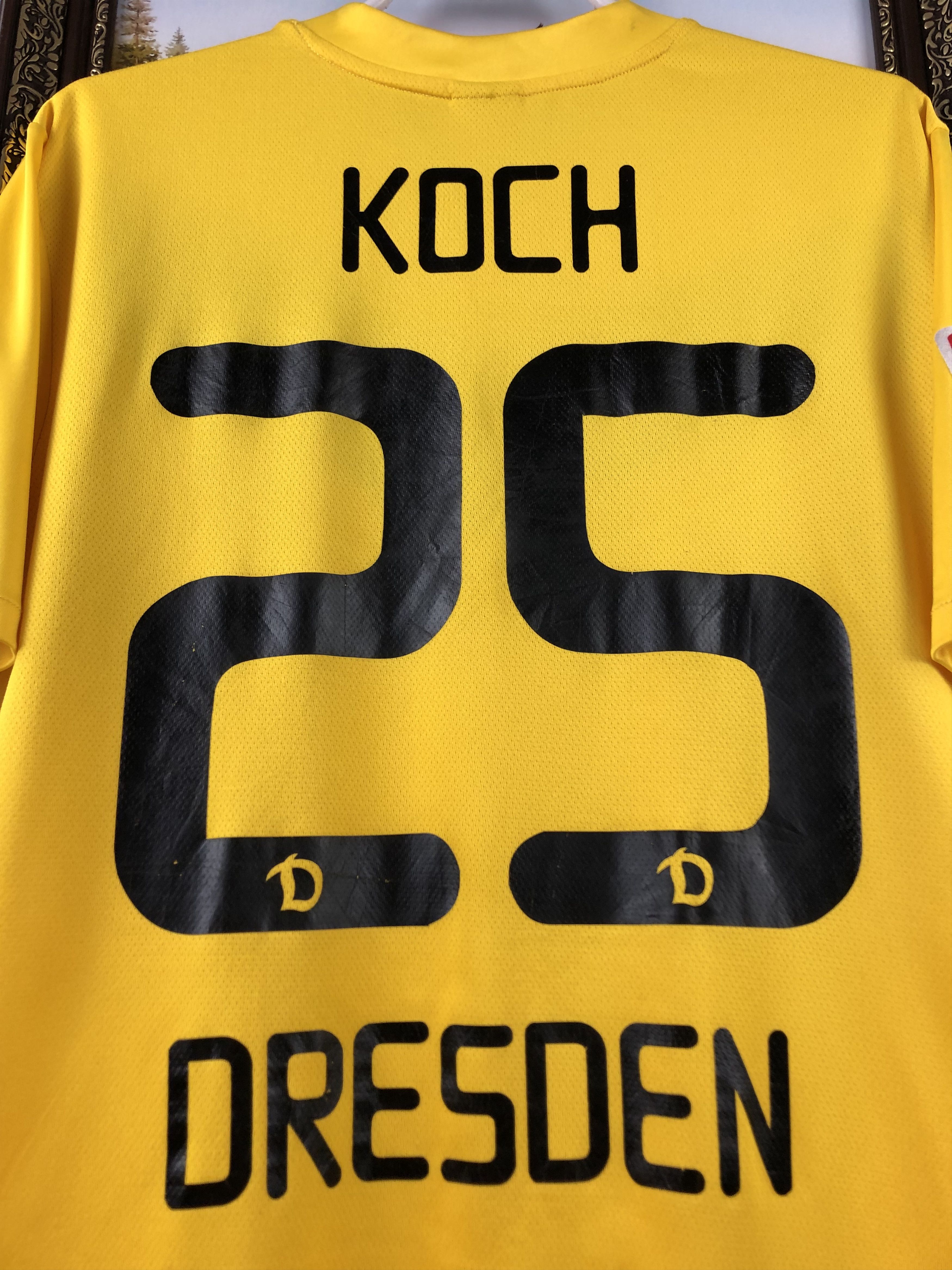 Nike Dynamo Dresden shirt 2011 Soccer Koch Jersey Player Issue Size US L / EU 52-54 / 3 - 3 Thumbnail