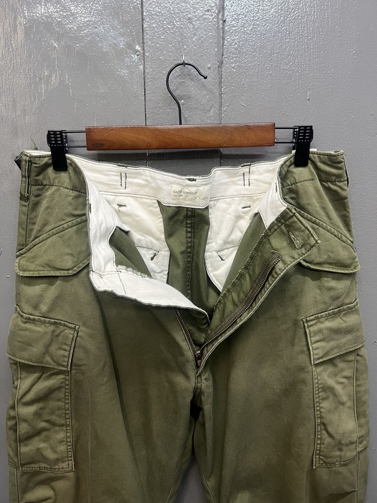 Vintage Vintage Back Number Cargo Pants Size 35" Size US 35 - 6 Thumbnail