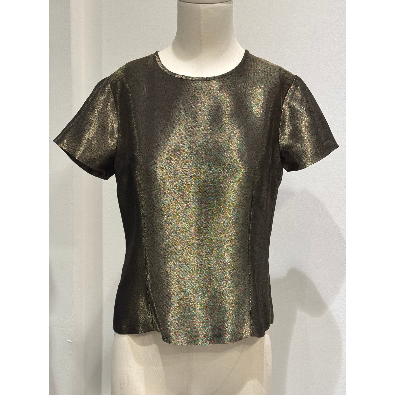 Versace 1990s Gianni Versace iridiscent top Size S / US 4 / IT 40 - 2 Thumbnail