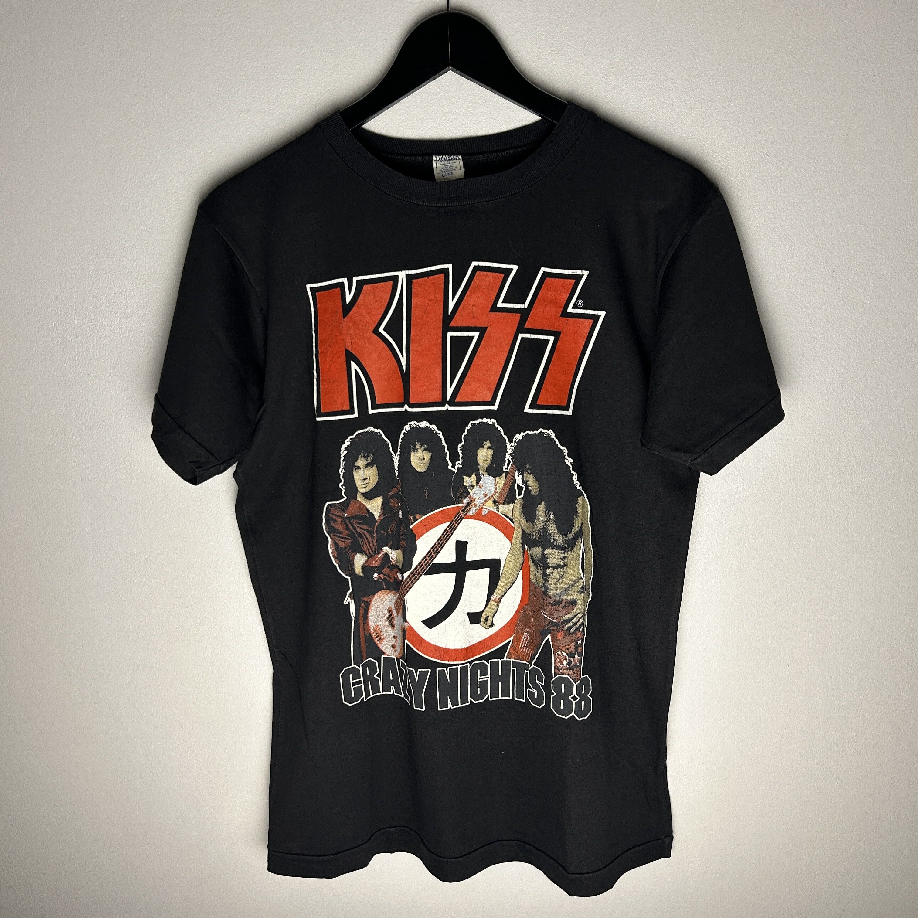 Band Tees Vintage Kiss Crazy Nights Japan 1988 Band T-shirt Size US L / EU 52-54 / 3 - 1 Thumbnail