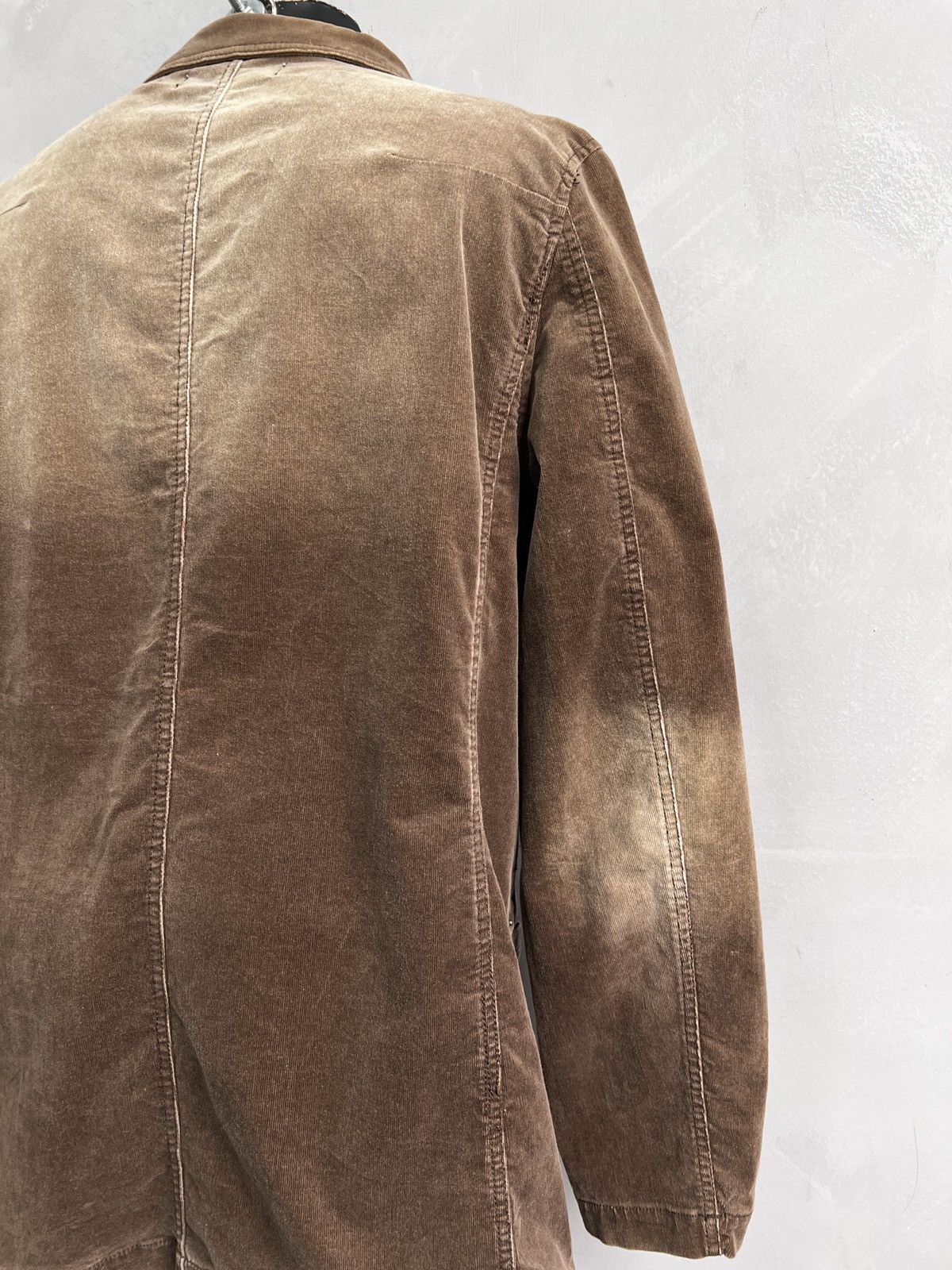Diesel Archive 2000s washed brown velvet 14th addiction style y2k Size US L / EU 52-54 / 3 - 8 Thumbnail