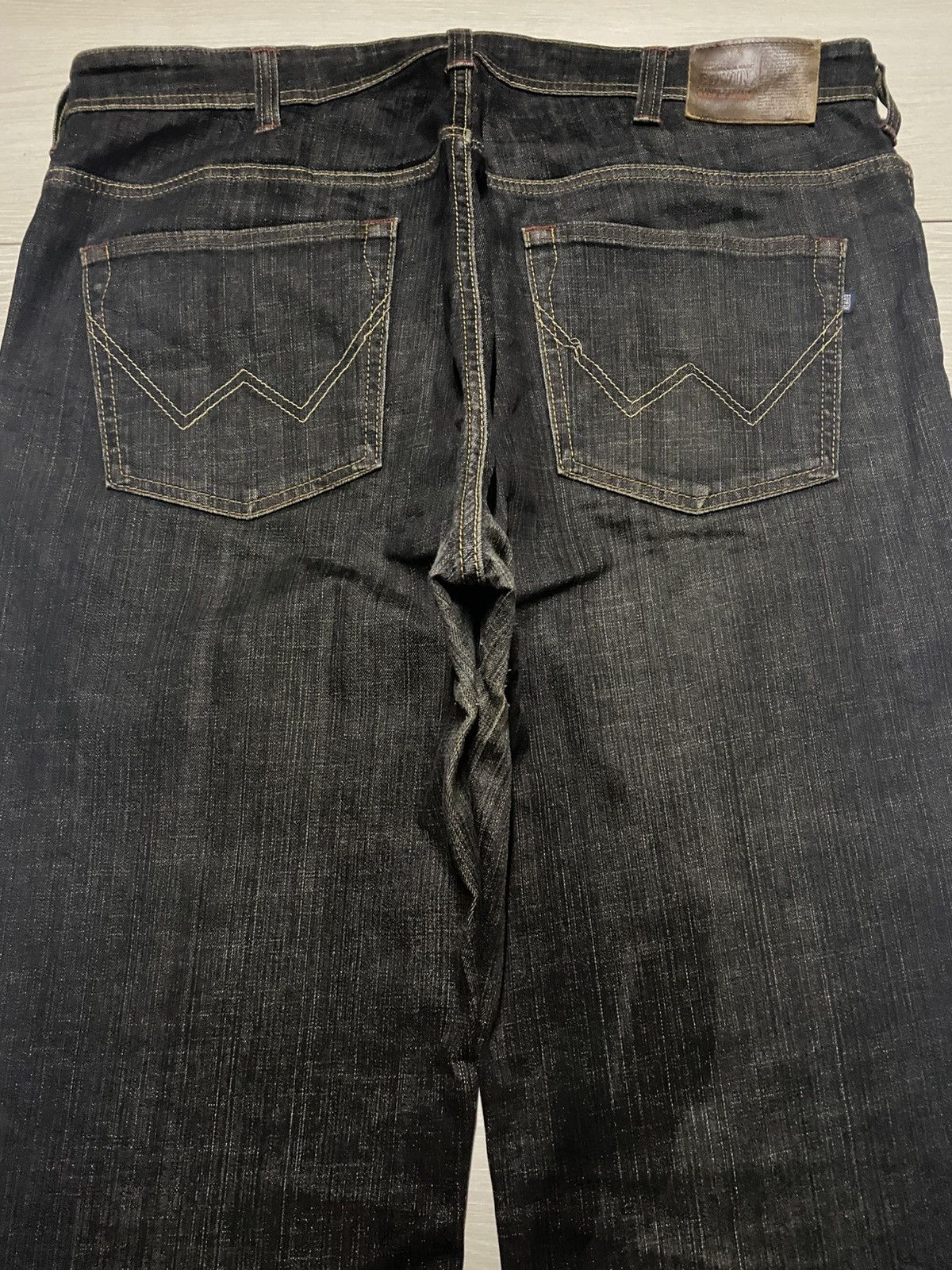 Edwin Vintage Edwin 404 International Basic Black Denim Baggy Jean Size US 39 - 4 Thumbnail