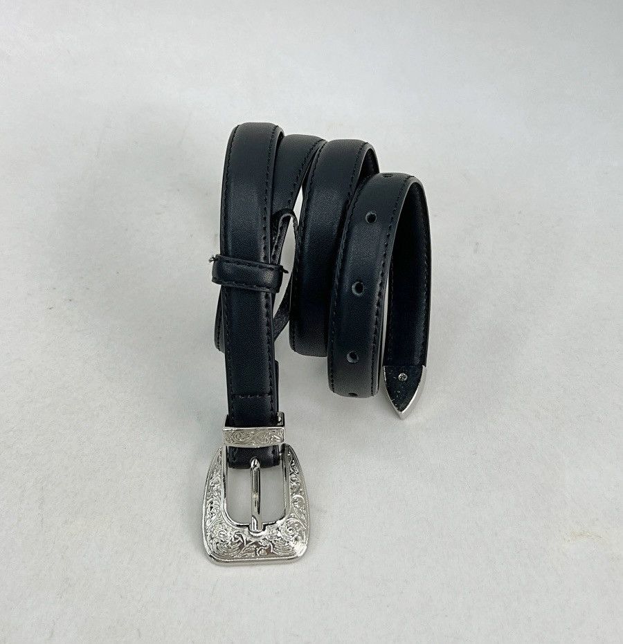 Japanese Brand × Vintage Retro punk outdoor western buckle leather belt Size ONE SIZE - 3 Thumbnail