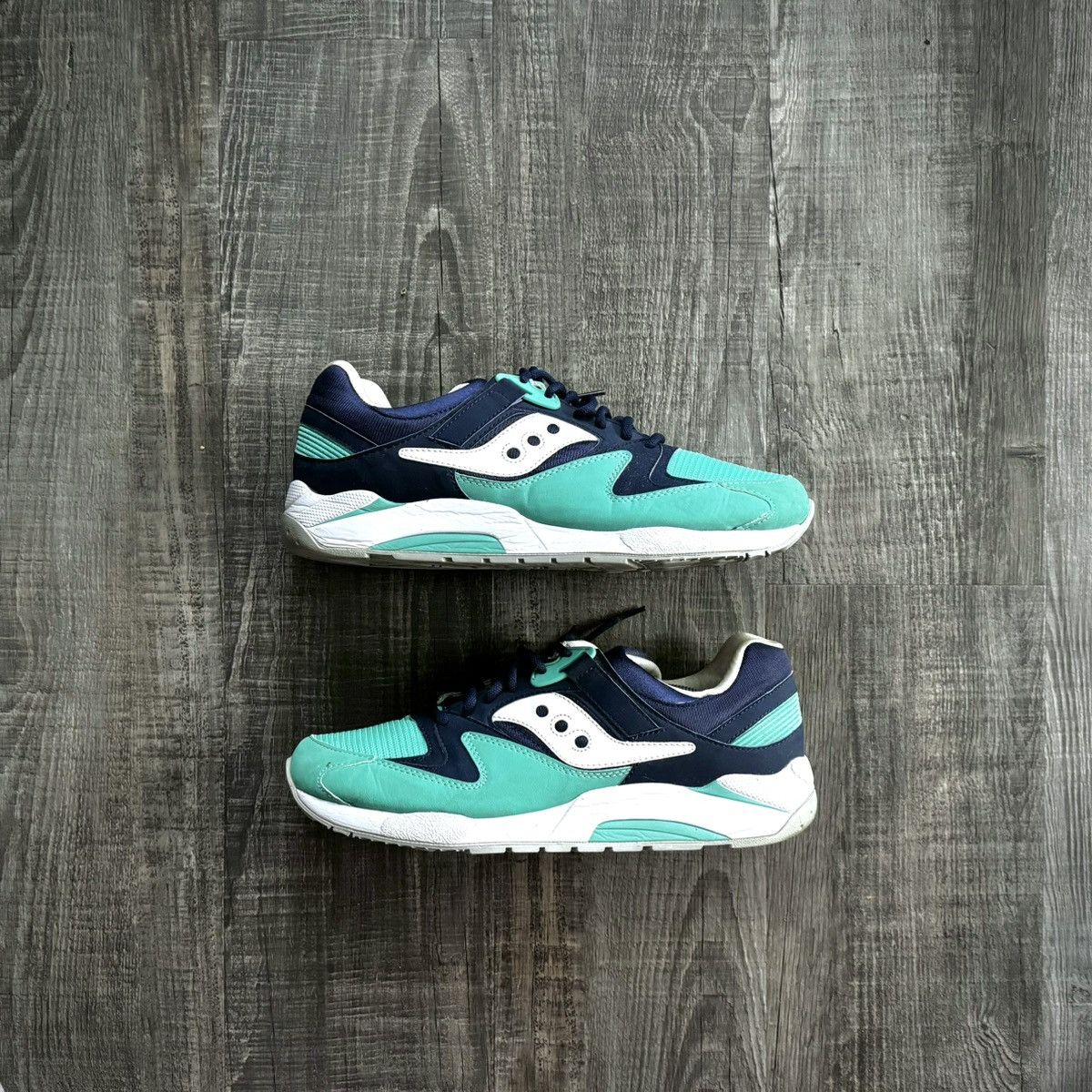 Saucony grid outlet 9000 green