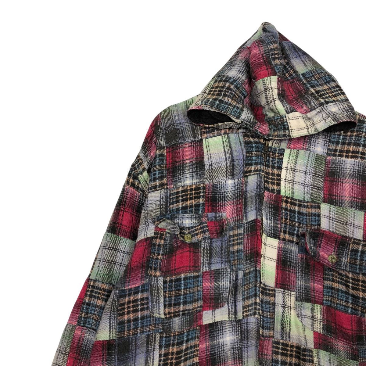 Japanese Brand 🔥VINTAGE BOMBER JACKET PATCHWORK DESIGN FDS ISSEY MIYAKE Size US M / EU 48-50 / 2 - 9 Thumbnail