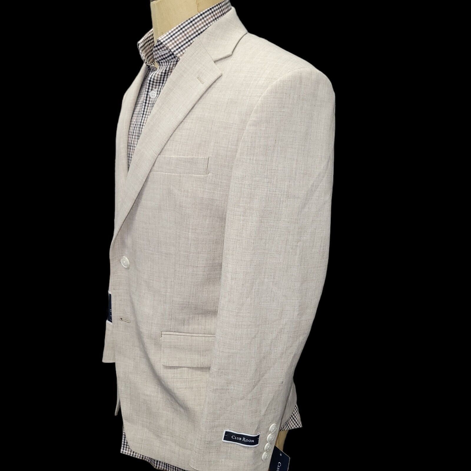 Club Room Men's Clubroom Classic Fit Sport. Size 40 Short. NWT $295 Size 40S - 5 Thumbnail