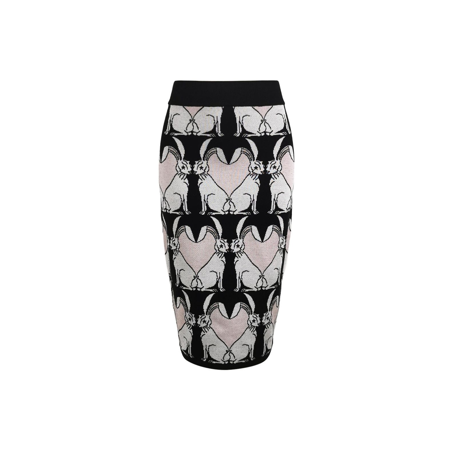 Burberry Burberry Year of the Rabbit Wool Blend Skirt 0079 Size US 26 / EU 42 - 1 Thumbnail