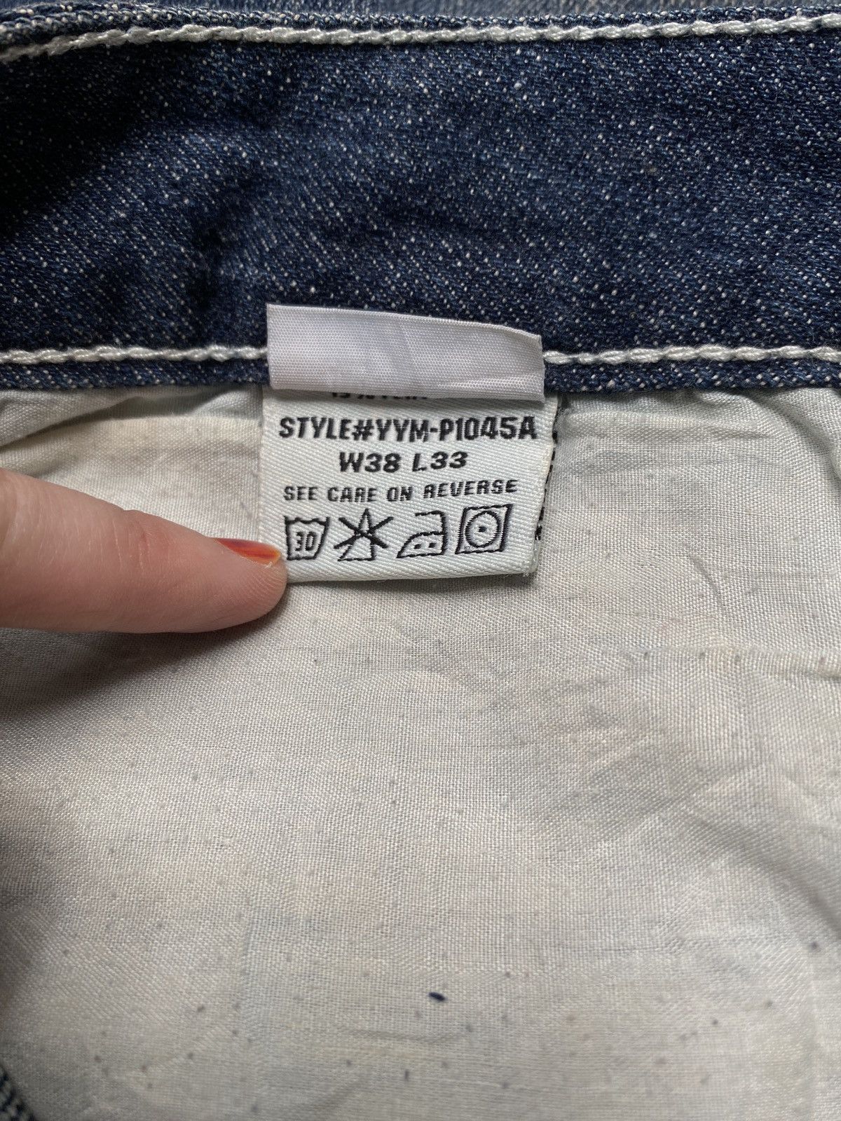 Designer × Japanese Brand × Vintage Vintage Japanese Brand Yaso Baggy Jeans 2000s Size US 38 / EU 54 - 9 Thumbnail