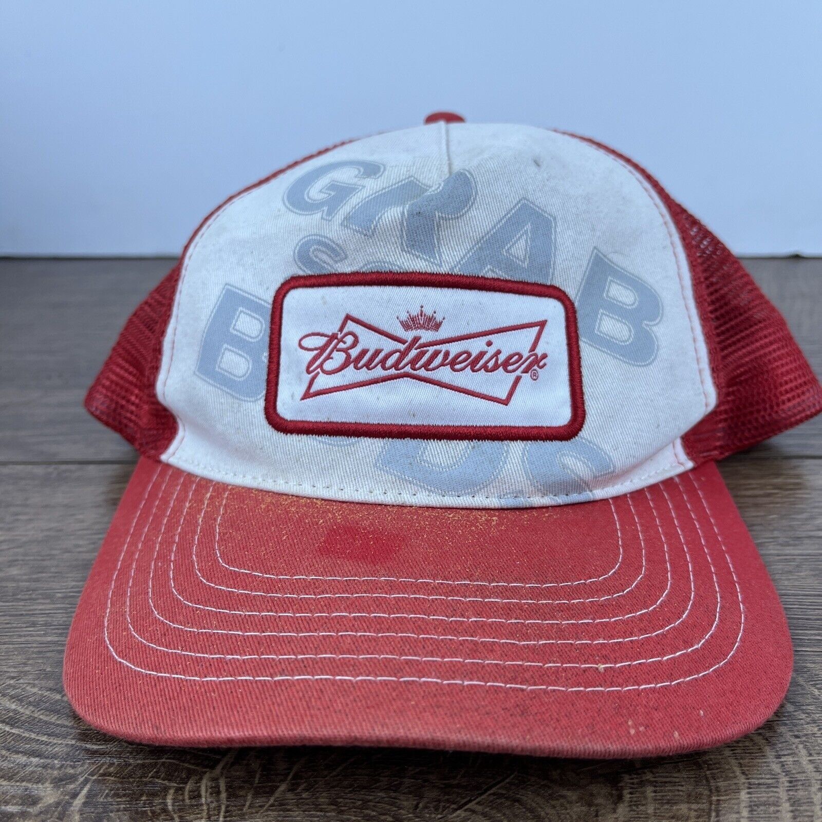 Budweiser Vintage Budweiser Snapback Hat Red Hat Adjustable Adult Size Size ONE SIZE - 1 Thumbnail