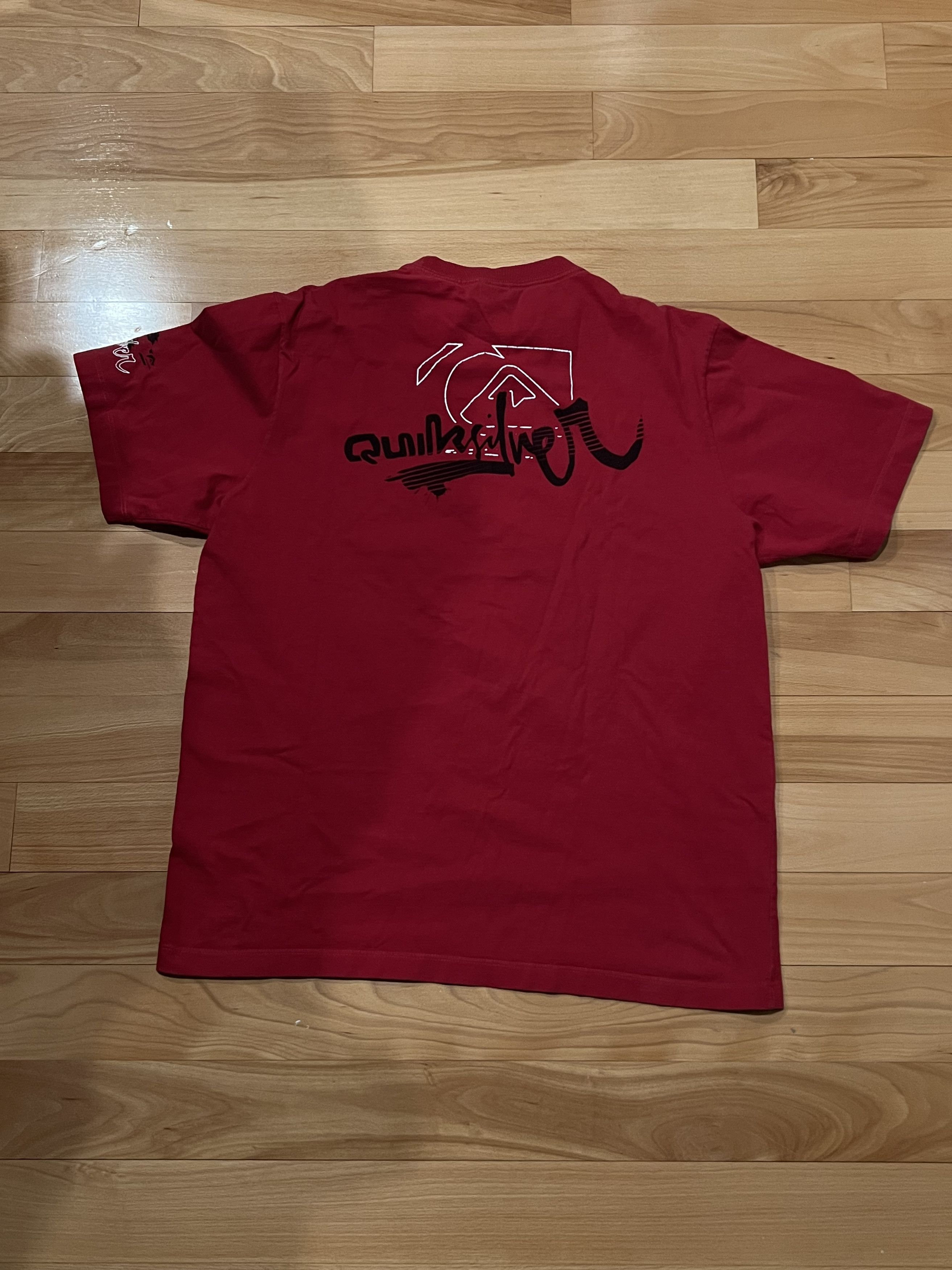 Quiksilver Quiksilver Vintage Red T-shirt Size US M / EU 48-50 / 2 - 5 Thumbnail